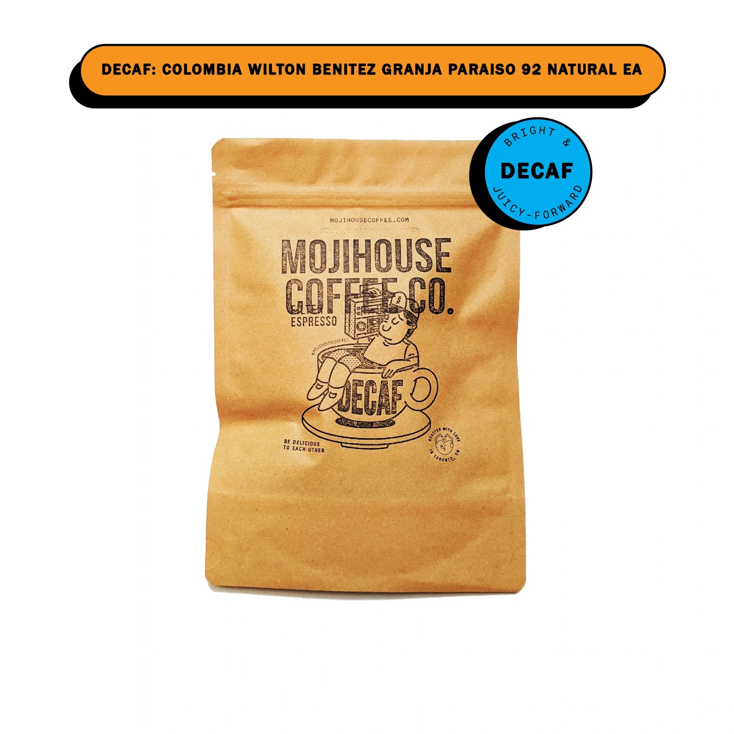 DECAF: COLOMBIA WILTON BENITEZ GRANJA PARAISO 92 NATURAL EA DECAF