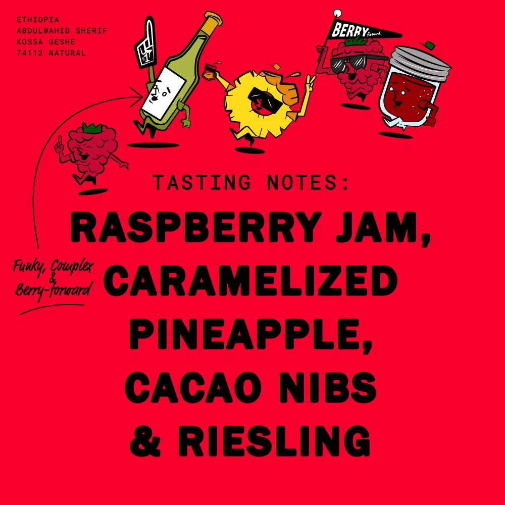 ethiopia coffee natural process funky complex roasted by mojihouse coffee toronto